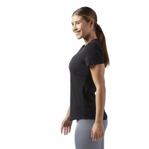 Reebok Training Essentials T Shirt Damen - Schwarz - DE 643-YFH